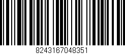 Código de barras (EAN, GTIN, SKU, ISBN): '8243167048351'