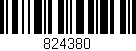 Código de barras (EAN, GTIN, SKU, ISBN): '824380'