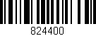 Código de barras (EAN, GTIN, SKU, ISBN): '824400'