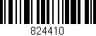 Código de barras (EAN, GTIN, SKU, ISBN): '824410'