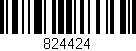 Código de barras (EAN, GTIN, SKU, ISBN): '824424'