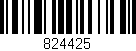 Código de barras (EAN, GTIN, SKU, ISBN): '824425'
