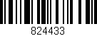 Código de barras (EAN, GTIN, SKU, ISBN): '824433'