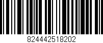 Código de barras (EAN, GTIN, SKU, ISBN): '824442518202'