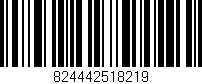 Código de barras (EAN, GTIN, SKU, ISBN): '824442518219'