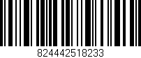 Código de barras (EAN, GTIN, SKU, ISBN): '824442518233'