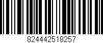 Código de barras (EAN, GTIN, SKU, ISBN): '824442518257'