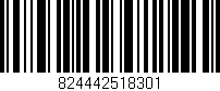 Código de barras (EAN, GTIN, SKU, ISBN): '824442518301'
