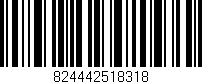 Código de barras (EAN, GTIN, SKU, ISBN): '824442518318'