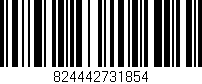 Código de barras (EAN, GTIN, SKU, ISBN): '824442731854'