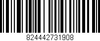 Código de barras (EAN, GTIN, SKU, ISBN): '824442731908'
