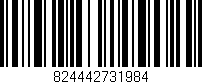 Código de barras (EAN, GTIN, SKU, ISBN): '824442731984'