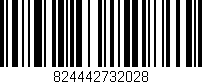 Código de barras (EAN, GTIN, SKU, ISBN): '824442732028'