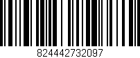 Código de barras (EAN, GTIN, SKU, ISBN): '824442732097'