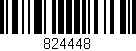 Código de barras (EAN, GTIN, SKU, ISBN): '824448'