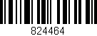 Código de barras (EAN, GTIN, SKU, ISBN): '824464'