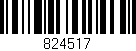 Código de barras (EAN, GTIN, SKU, ISBN): '824517'