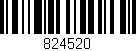 Código de barras (EAN, GTIN, SKU, ISBN): '824520'