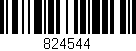 Código de barras (EAN, GTIN, SKU, ISBN): '824544'
