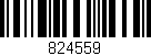 Código de barras (EAN, GTIN, SKU, ISBN): '824559'