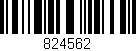 Código de barras (EAN, GTIN, SKU, ISBN): '824562'
