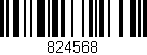Código de barras (EAN, GTIN, SKU, ISBN): '824568'