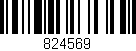 Código de barras (EAN, GTIN, SKU, ISBN): '824569'