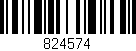 Código de barras (EAN, GTIN, SKU, ISBN): '824574'