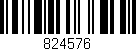 Código de barras (EAN, GTIN, SKU, ISBN): '824576'