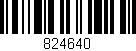 Código de barras (EAN, GTIN, SKU, ISBN): '824640'