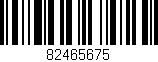 Código de barras (EAN, GTIN, SKU, ISBN): '82465675'