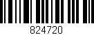 Código de barras (EAN, GTIN, SKU, ISBN): '824720'