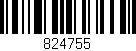 Código de barras (EAN, GTIN, SKU, ISBN): '824755'