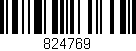 Código de barras (EAN, GTIN, SKU, ISBN): '824769'