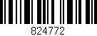 Código de barras (EAN, GTIN, SKU, ISBN): '824772'