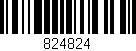 Código de barras (EAN, GTIN, SKU, ISBN): '824824'