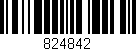 Código de barras (EAN, GTIN, SKU, ISBN): '824842'