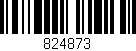 Código de barras (EAN, GTIN, SKU, ISBN): '824873'
