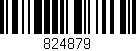 Código de barras (EAN, GTIN, SKU, ISBN): '824879'