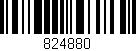 Código de barras (EAN, GTIN, SKU, ISBN): '824880'