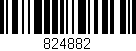Código de barras (EAN, GTIN, SKU, ISBN): '824882'