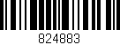 Código de barras (EAN, GTIN, SKU, ISBN): '824883'