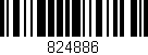Código de barras (EAN, GTIN, SKU, ISBN): '824886'