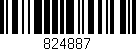 Código de barras (EAN, GTIN, SKU, ISBN): '824887'