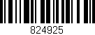 Código de barras (EAN, GTIN, SKU, ISBN): '824925'