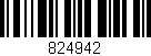 Código de barras (EAN, GTIN, SKU, ISBN): '824942'