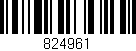 Código de barras (EAN, GTIN, SKU, ISBN): '824961'