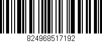 Código de barras (EAN, GTIN, SKU, ISBN): '824968517192'