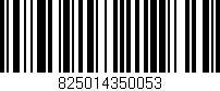 Código de barras (EAN, GTIN, SKU, ISBN): '825014350053'