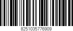 Código de barras (EAN, GTIN, SKU, ISBN): '8251035776909'